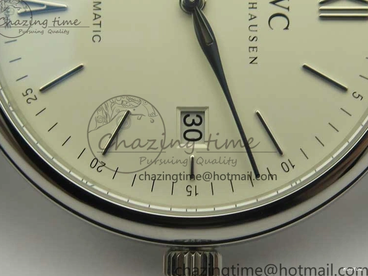 MIROTIME 0520 Portofino Automatic SS MKF 1:1 Best Edition White Dial On Black Leather Strap MIYOTA 9015 V Original 7204